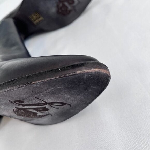 Free People Charm Double V Ankle Boot Women's Size 38 in Black Block Heel - Picture 11 of 15